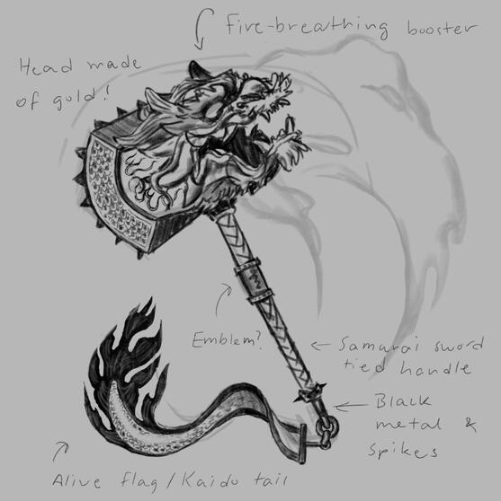 Kaido Warhammer - D&D Concept art