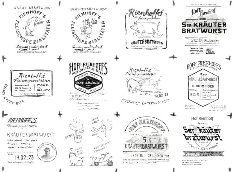 Packaging design, product sticker - Concept art